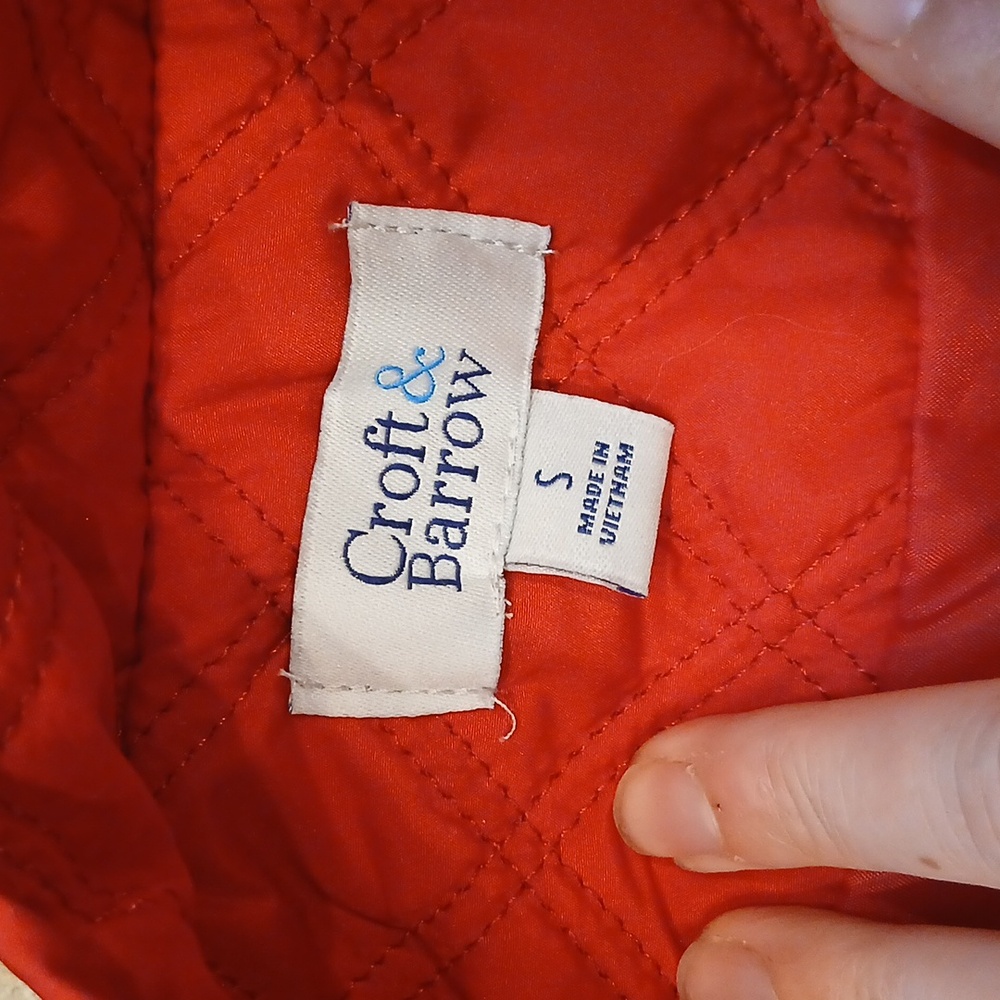 Croft & Barrow Quilted Zipper Vest Size Small - Picture 3 of 4
